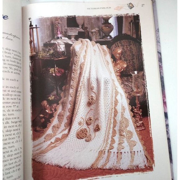 Afghan Traditions ed. "Jennifer" for The Needlecraft Shop ©1996 Crochet Patterns - Picture 7 of 8